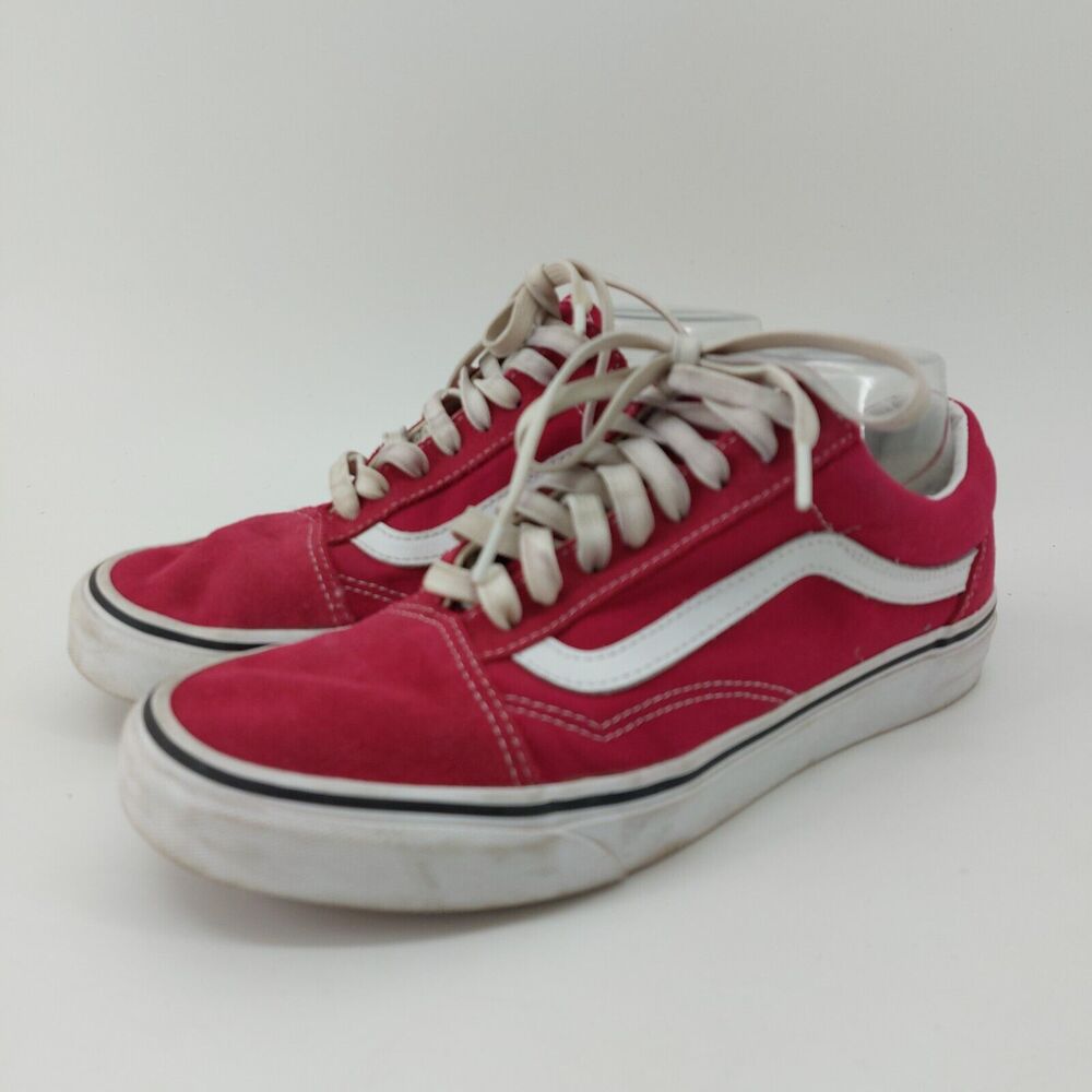 VANS Old Skool Womens 7.5 Low Magenta Pink Classic Low Top Sneaker